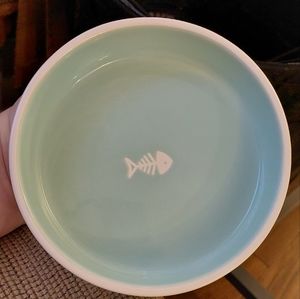 Boots & Barkley stoneware 2 PC cat bowls